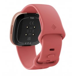 FITBIT Versa 4 Smart watch, NFC, GPS, Pink Sand/Copper Rose sporta pulkstenis