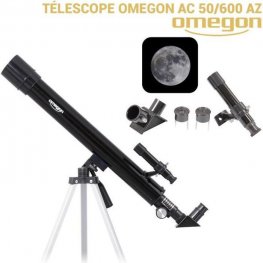 OMEGON Refraktora Teleskops AC 50/600 AZ 100x teleskops