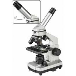 Bresser JUNIOR 40x-1024x mikroskopa komplekts ar koferi bērnu optiskā ierīce