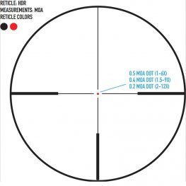 SIGHTMARK Presidio 1.5-9x45 HDR SFP, Riflescope optiskais tēmeklis
