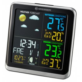 Bresser Weather Station ClimaTrend TB ar krāsainu LCD displeju laika stacija