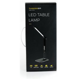 Thorgeon LED 9W Leather 2800K-4200K Dimmable + Wireless Charge + LCD Display galda lampa
