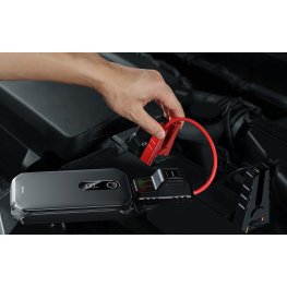 Baseus Super Energy Car Jump Starter 12000mAh, 1000A, USB (black) aksesuārs