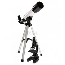 BYOMIC Teleskopa ( 50mm / 360 ) un Mikroskopa (  300x - 1200x  ) komplekts teleskops