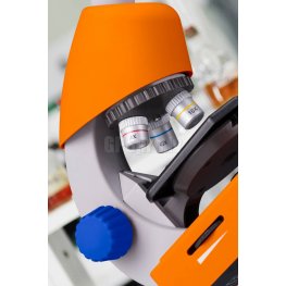 Bresser Junior Mikroskops BIO 40x-640x (oranža) bez eksperimentāla komplekta bērnu optiskā ierīce