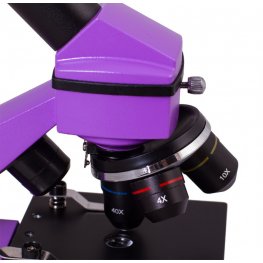 Levenhuk Rainbow 2L PLUS Amethyst mikroskops 64–640x mikroskops