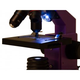 Levenhuk Rainbow 2L ametista krāsas mikroskops 40-400x mikroskops